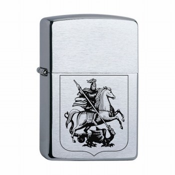 Зажигалка Zippo Зиппо с гравировкой - герб Москвы Moscow