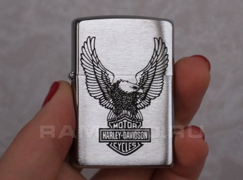 Зажигалка Zippo Harley-Davidson Зиппо с гравировкой орел