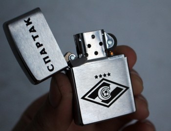Зажигалка Zippo Зиппо Спартак с гравировкой