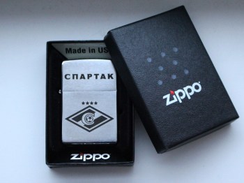 Зажигалка Zippo Зиппо с гравировкой футбольный клуб Спартак