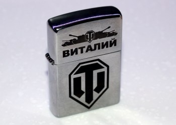 Зажигалка Zippo Зиппо с гравировкой World of Tanks