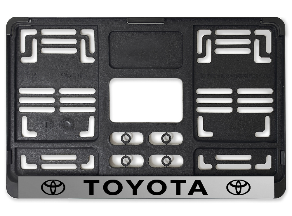 Задняя рамка номера Toyota квадратная пластиковая