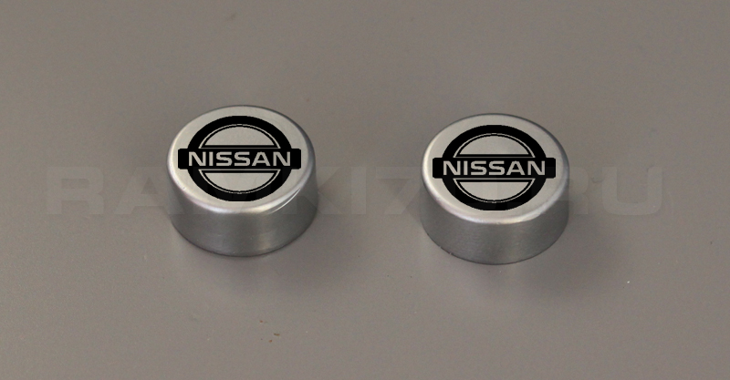 Заглушки-колпачки Nissan на отверстия в номере
