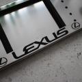 Image: Авто рамка номера Lexus из нержавейки