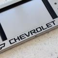 Image: Авто рамка номера Chevrolet из нержавеющей стали