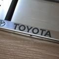 Image: Авто рамка номера Toyota из нержавейки