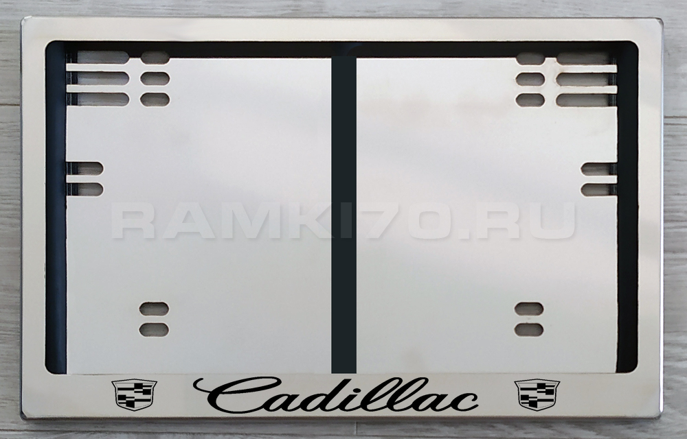 Задняя рамка гос номера Cadillac по новому ГОСту