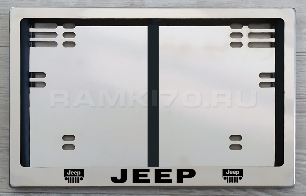 Задняя рамка гос номера JEEP по новому ГОСту