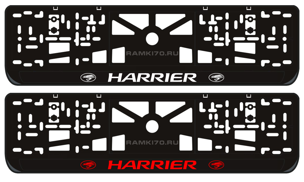 Номерная LED рамка Harrier со светящейся надписью