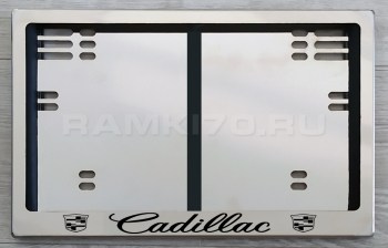 Задняя рамка гос номера Cadillac по новому ГОСту