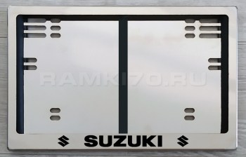 Задняя рамка гос номера SUZUKI по новому ГОСту