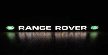 LED рамка Range Rover со светящейся надписью