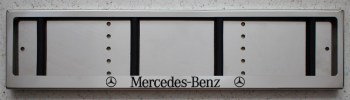 Номерные рамки из нержавеющей стали для номера с надписью Mercedes-Benz Мерседес-Бенц