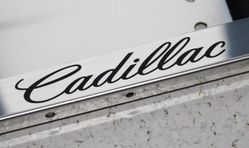 Номерная рамка Cadillac Кадиллак из нержавеющей стали с логотипом