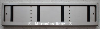 LED Номерная рамка MERCEDES-BENZ с подсветкой надписи из нержавейки