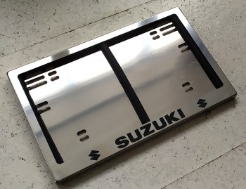 Задняя номерная рамка SUZUKI по новому ГОСту